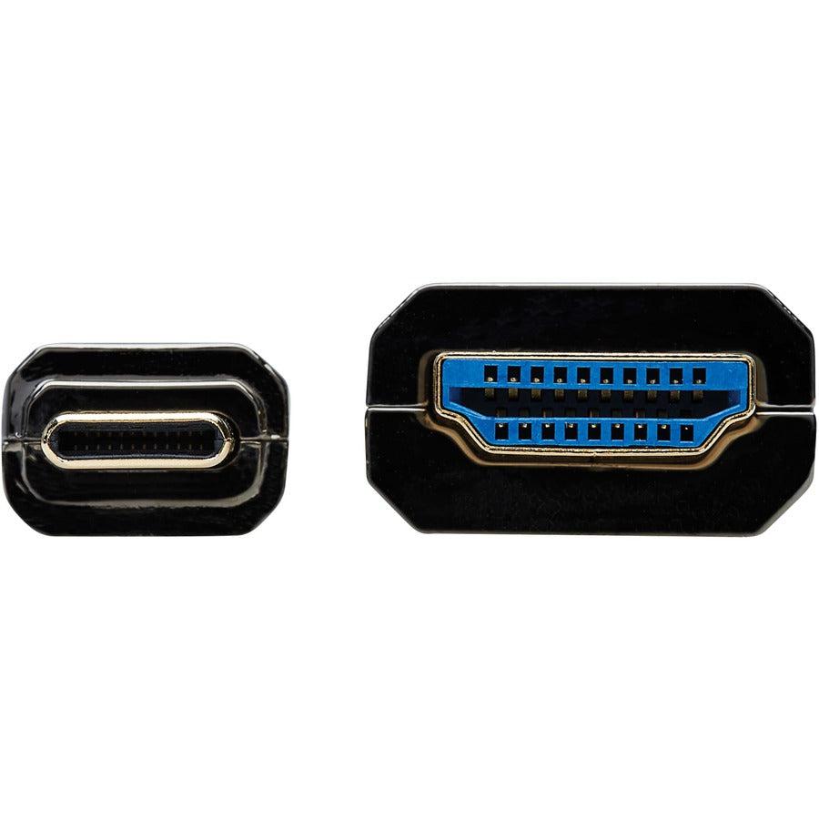 Tripp Lite U444F3-20M-H4K6 High-Speed Usb-C To Hdmi Fiber Active Optical Cable (Aoc) - Uhd 4K 60 Hz, Hdr, Cl3 Rated, Black, 20 M