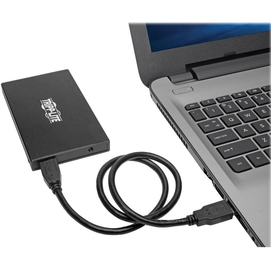 Tripp Lite U457-025-Ag2 Usb 3.1 Gen 1 (5 Gbps) 2.5 In. Sata Ssd/Hdd To Usb-A Enclosure Adapter With Uasp Support