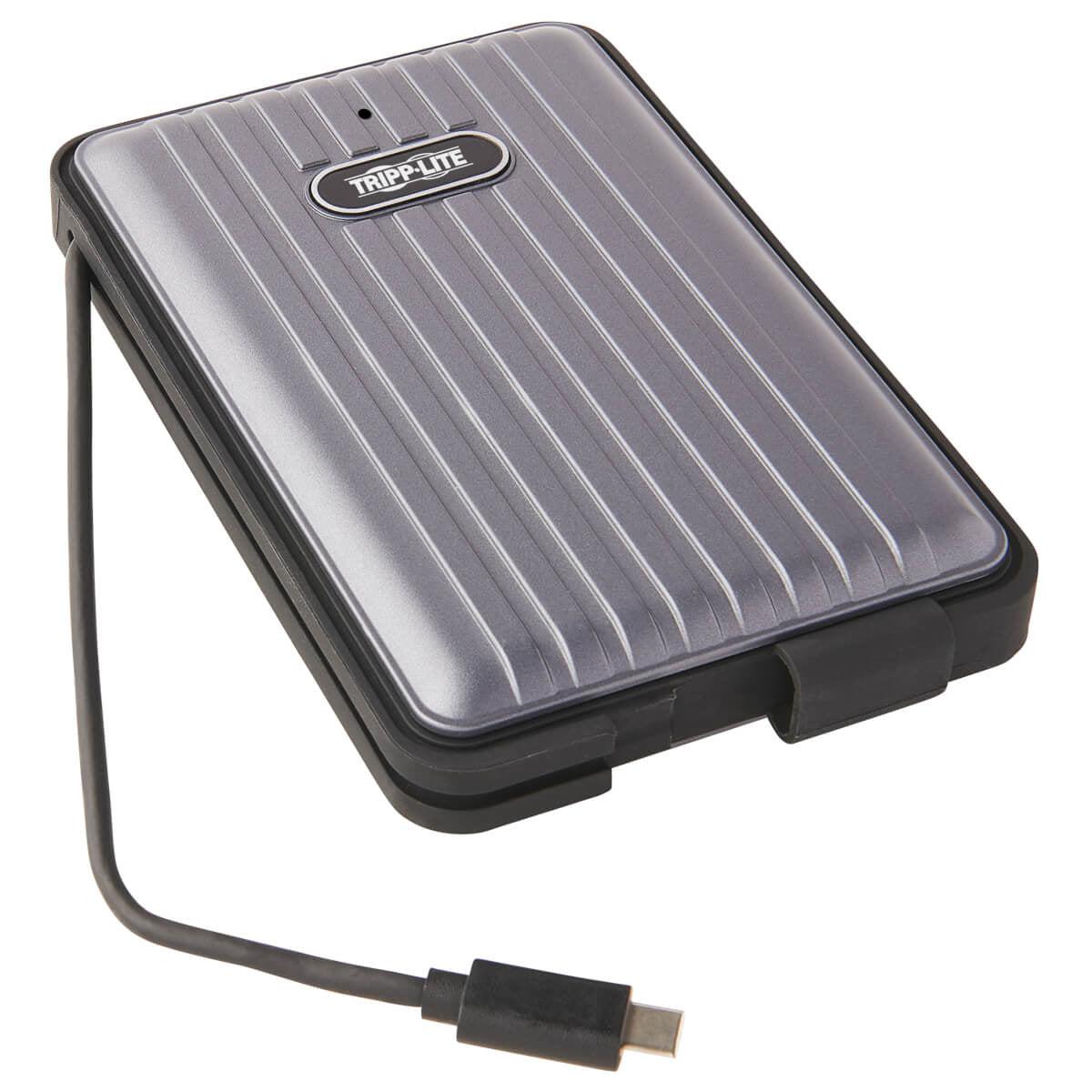 Tripp Lite U457-025-G1-Wpg Usb-C To Sata Ssd/Hdd Enclosure Adapter - Usb 3.1 Gen 1 (5 Gbps), Thunderbolt 3, Ip66 Rated, Uasp