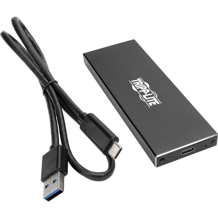 Tripp Lite U457-1M2-Satag2 Usb 3.1 Gen 2 (10 Gbps) Usb-C To M.2 Ngff Sata Ssd (B-Key) Enclosure Adapter With Uasp Support, Thunderbolt™ 3 Compatible