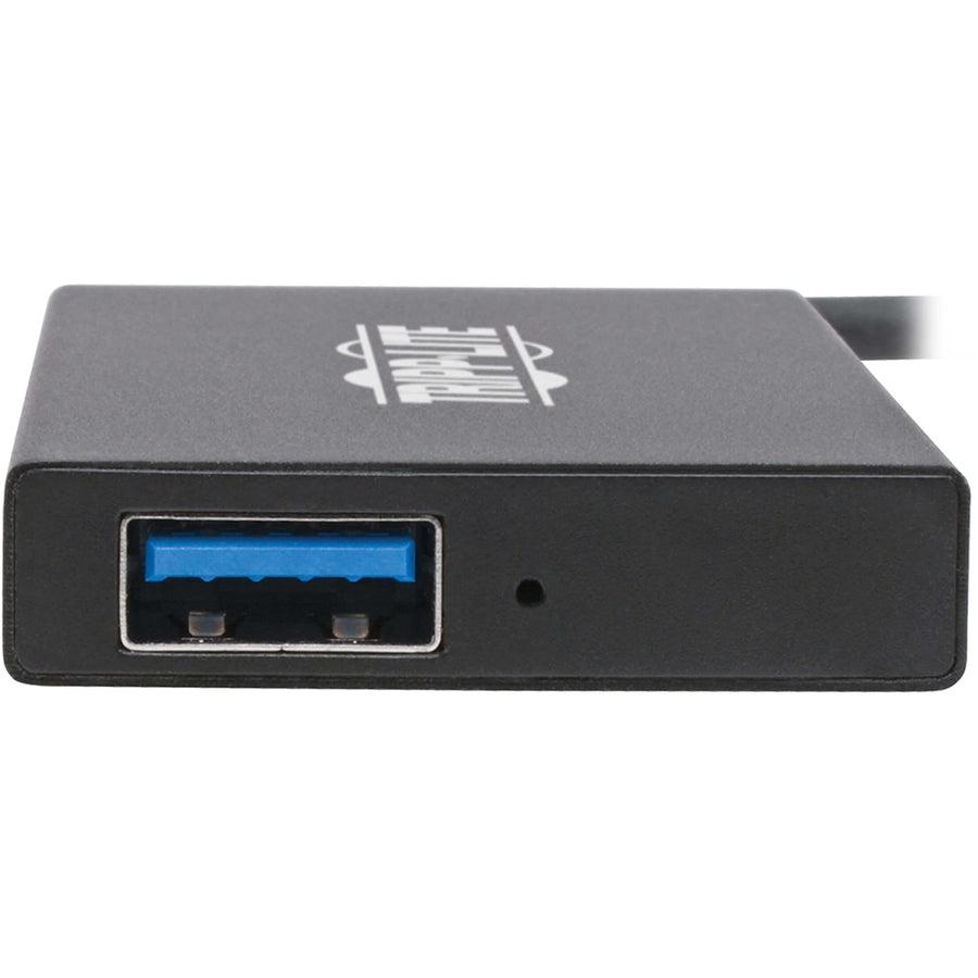 Tripp Lite U460-004-4A-G2 4-Port Usb Hub - Usb 3.1 Gen 2, 10 Gbps, 4 Usb-A Ports, Thunderbolt 3, Aluminum Housing