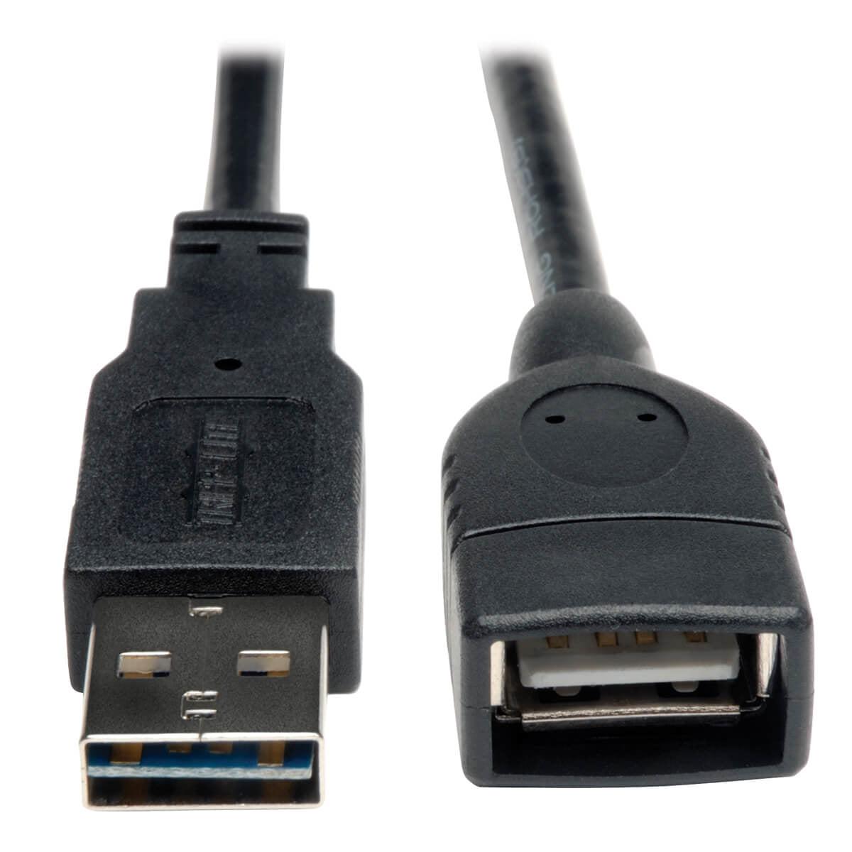 Tripp Lite Ur024-006 Universal Reversible Usb 2.0 Extension Cable (Reversible A To A M/F), 6 Ft. (1.83 M)