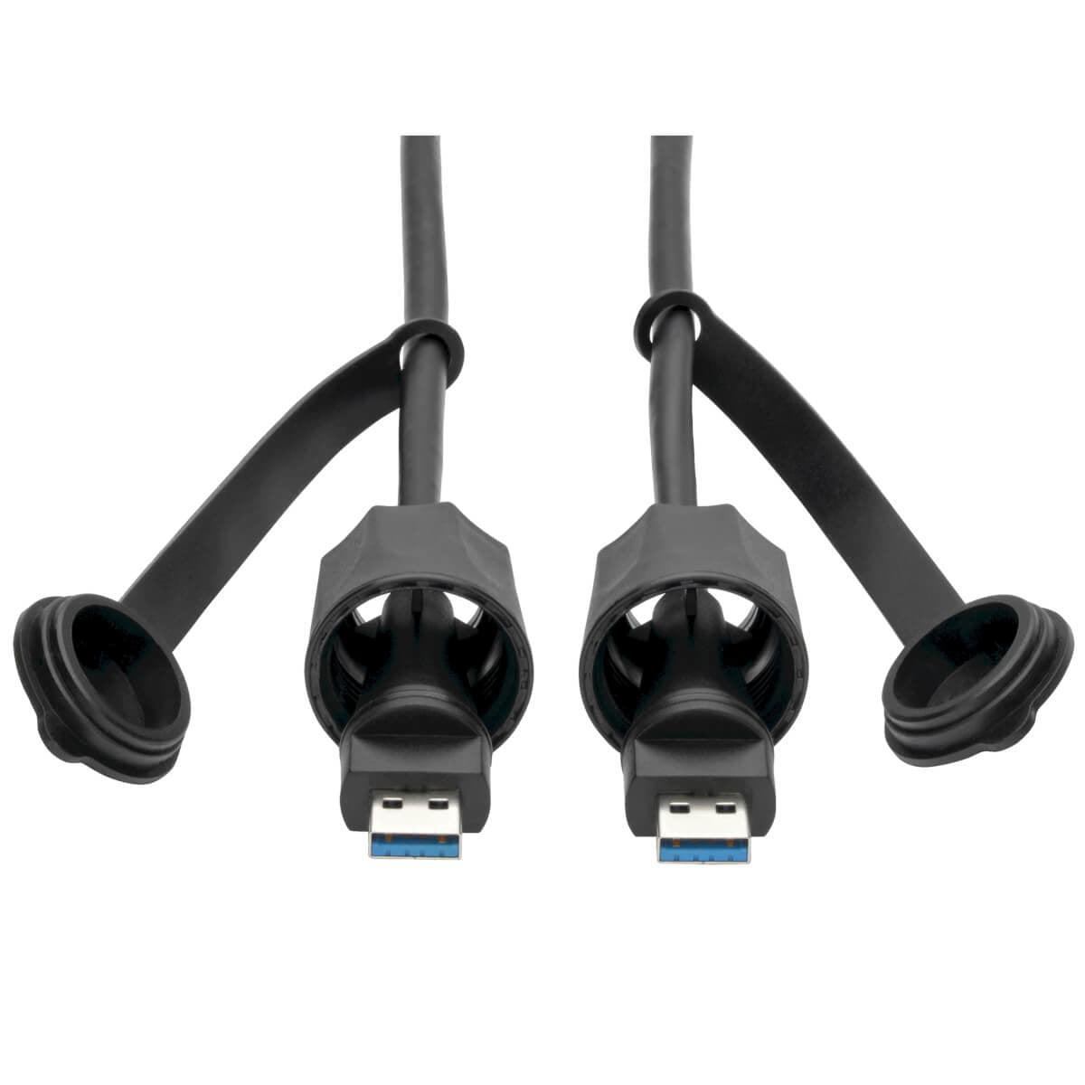 Tripp Lite Usb-A Male To Usb-A Male Cable, Superspeed, 3.0/3.1, Industrial, Ip67, Shielded, 3.96 M