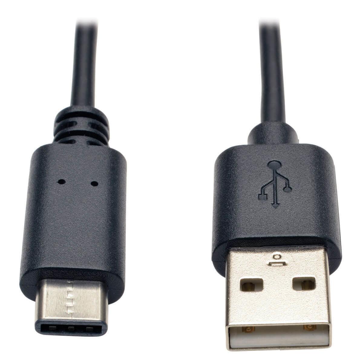 Tripp Lite Usb 2.0 Hi-Speed Cable, Usb Type-A Male To Usb Type-C (Usb-C) Male, 1.83 M (6-Ft.)