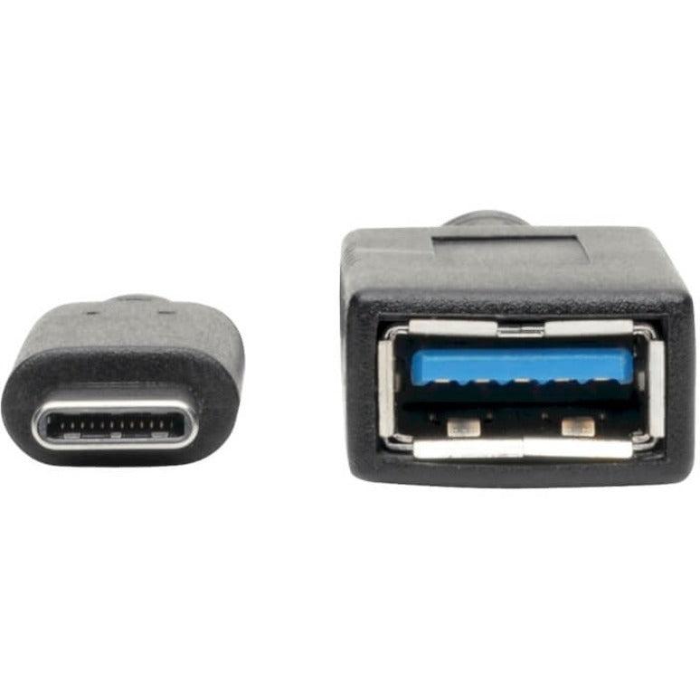 Tripp Lite Usb 3.1 Gen 1 (5 Gbps) Adapter Cable, Usb Type-C (Usb-C) To Usb Type-A M/F, 6-In. Length