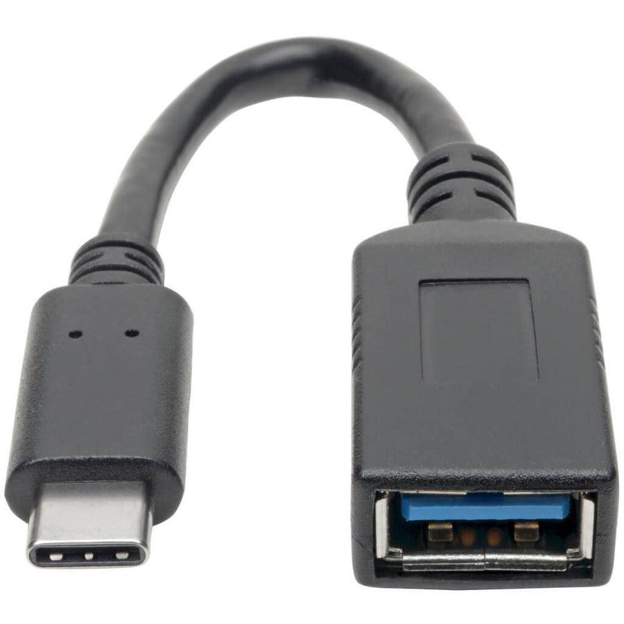 Tripp Lite Usb 3.1 Gen 1 (5 Gbps) Adapter Cable, Usb Type-C (Usb-C) To Usb Type-A M/F, 6-In. Length