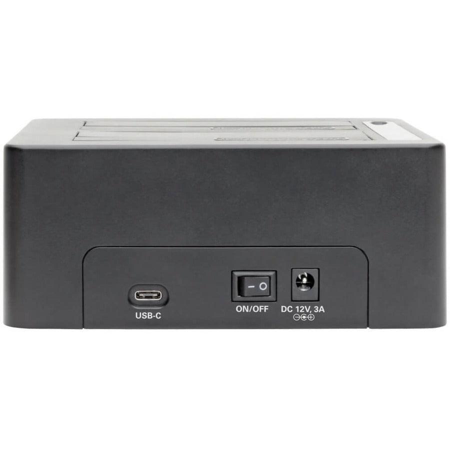 Tripp Lite Usb 3.1 Type-C To Dual Sata Quick Dock, 10 Gbps, 2.5 And 3.5 In. Hdd/Sdd, Thunderbolt 3 Compatible
