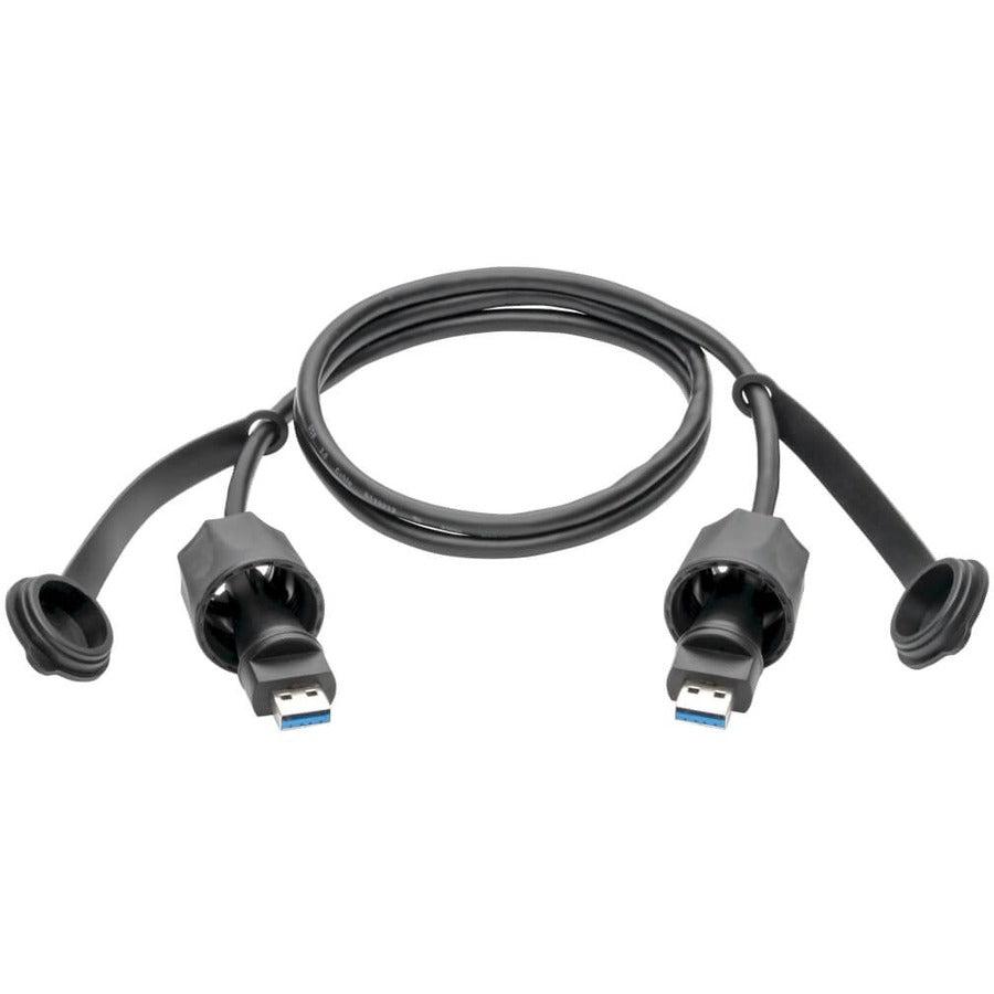 Tripp Lite Usb-A Male To Usb-A Male Cable, Superspeed, 3.0/3.1, Industrial, Ip67, Shielded, 0.91 M