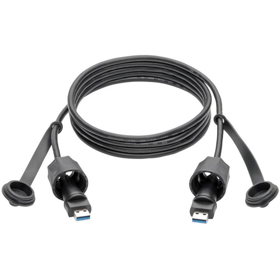 Tripp Lite Usb-A Male To Usb-A Male Cable, Superspeed, 3.0/3.1, Industrial, Ip67, Shielded, 1.83 M