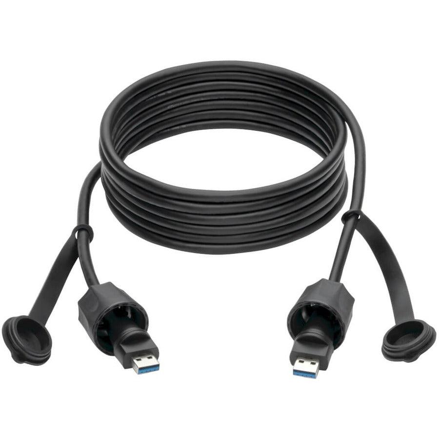 Tripp Lite Usb-A Male To Usb-A Male Cable, Superspeed, 3.0/3.1, Industrial, Ip67, Shielded, 3.05 M
