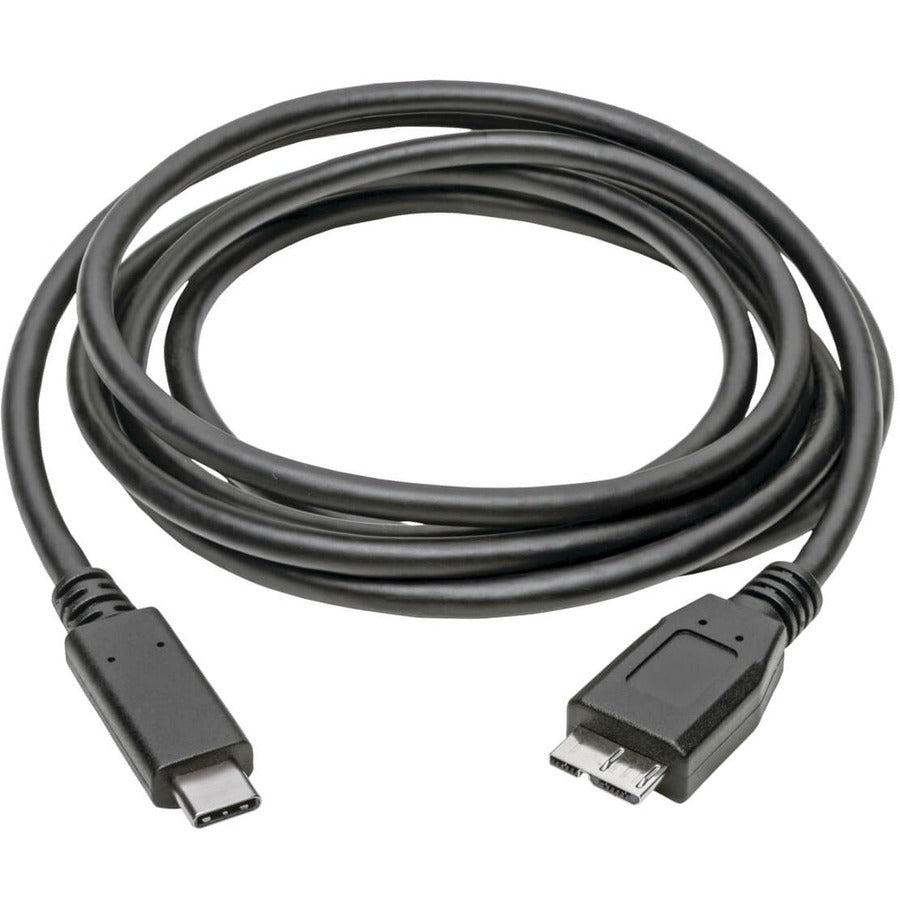 Tripp Lite Usb Type-C To Usb Micro-B Cable (M/M) - 3.1, 5 Gbps, Gen 1, Thunderbolt 3 Compatible, 1.83 M