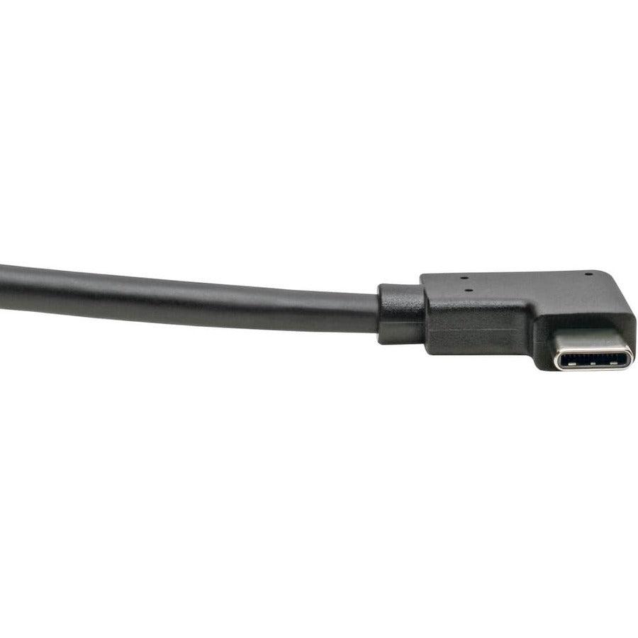 Tripp Lite Usb Type-C To Usb Type-A Cable (M/M) - Right Angle, 3.1, 5 Gbps, Gen 1, Thunderbolt 3, 0.91 M