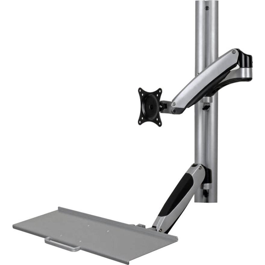 Tripp Lite Wwss1327Rwtc Adjustable-Height Wall-Mount Sit-Stand Workstation, Single-Display