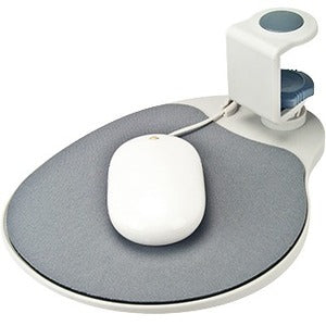 UNDER DESK SWIVEL ERGONOMIC MOUSE PLATFORM WHITE UM003