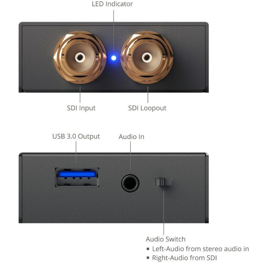 USB 3.0 Video Capture Device - 3G-SDI to USB Converter | SIIG CE-SD0K11-S1