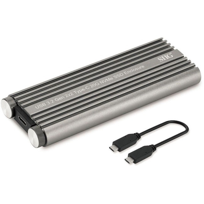 USB 3.2 Gen 2x2 Type-C M.2 PCIe NVMe SSD Enclosure JU-SA0X11-S1