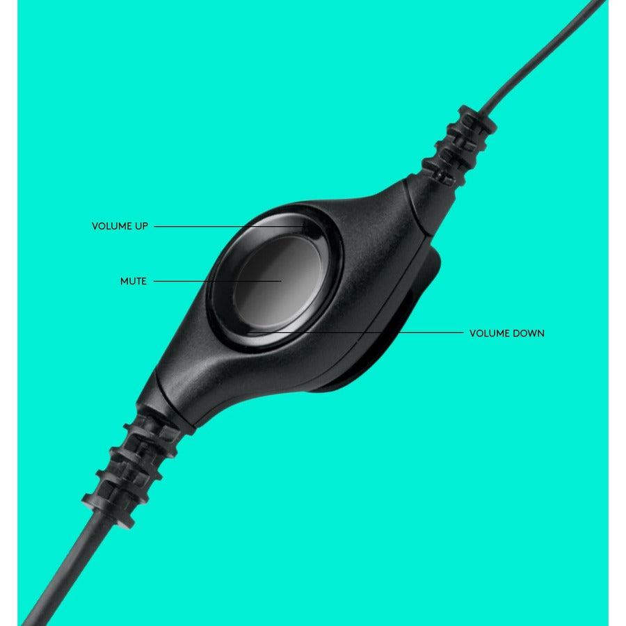 USB Headset Computer - Professional Noise Canceling Mic | Logitech 981-000014