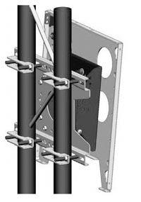 Universal Flat Panel Truss Mount - Tilt-Adjustable Digital Signage Mount | Chief TPPU
