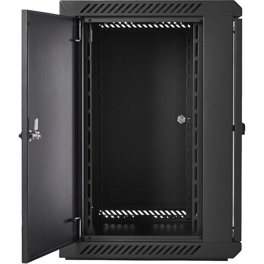 V7 12U Rack Wall Mount Glass Door Enclosure RMWC12UG450-1N