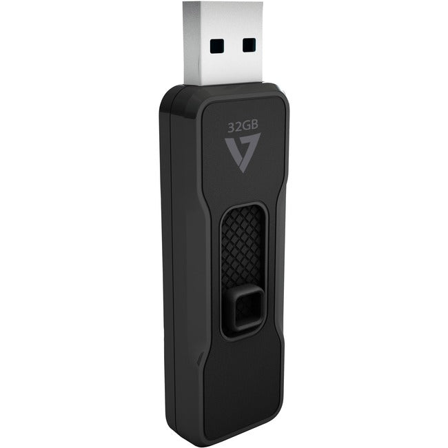 V7 32GB USB 3.1 Flash Drive - With Retractable USB Connector VP332G