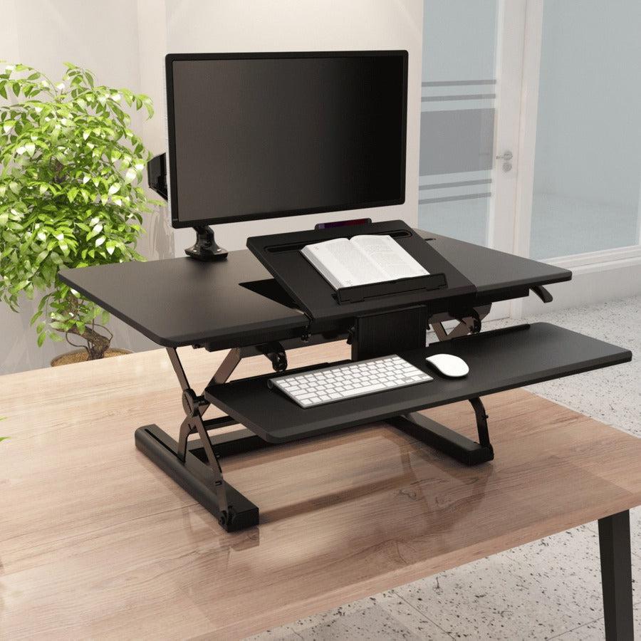 V7 36 Sit Stand Desk Workstation" DT3SSB