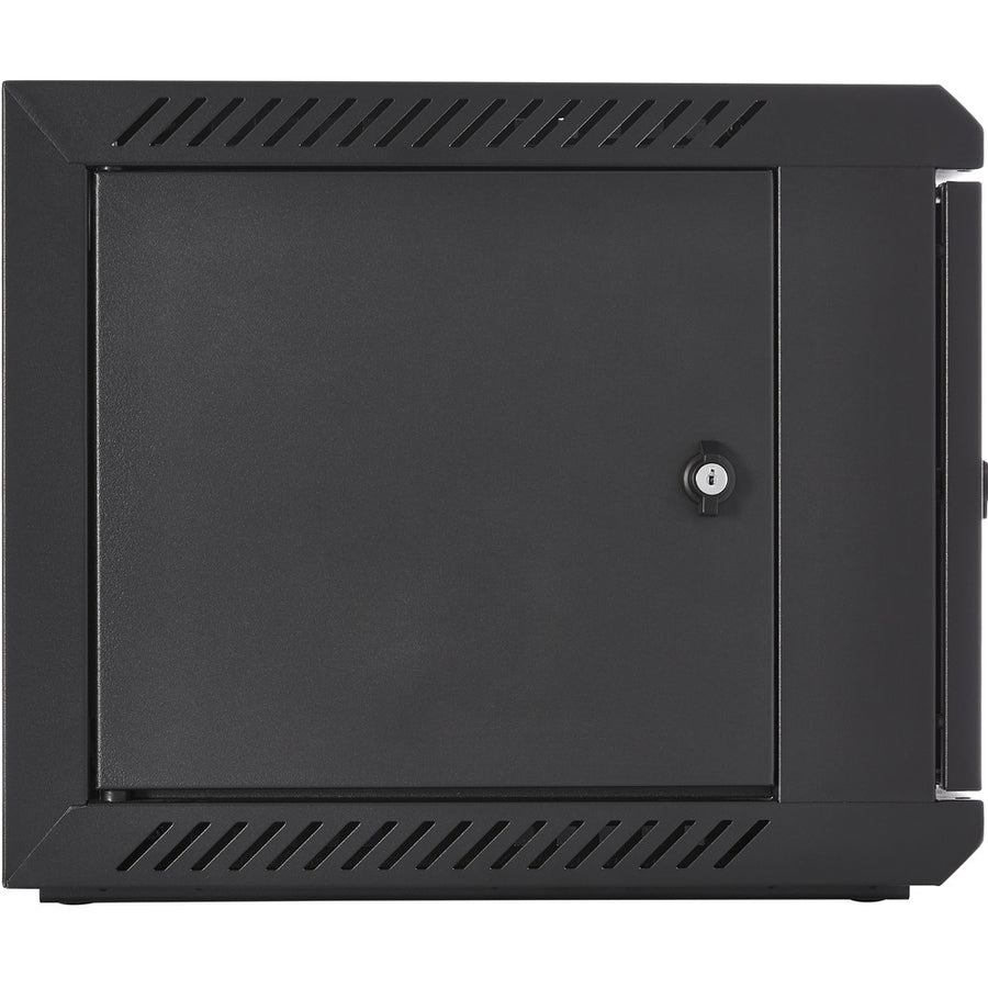 V7 6U Rack Wall Mount Glass Door Enclosure RMWC6UG-1N