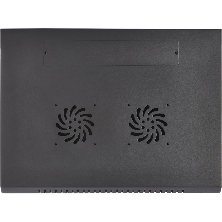 V7 9U Rack Wall Mount Glass Door Enclosure RMWC9UG450-1N