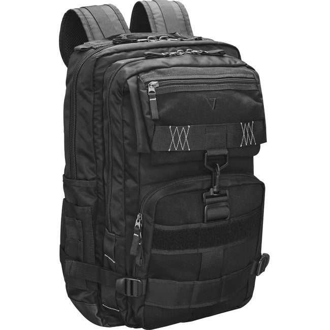 V7 Elite Black Ops CBX16-OPS-BLK Carrying Case (Backpack) for 16 to 16.1" Notebook - Black"