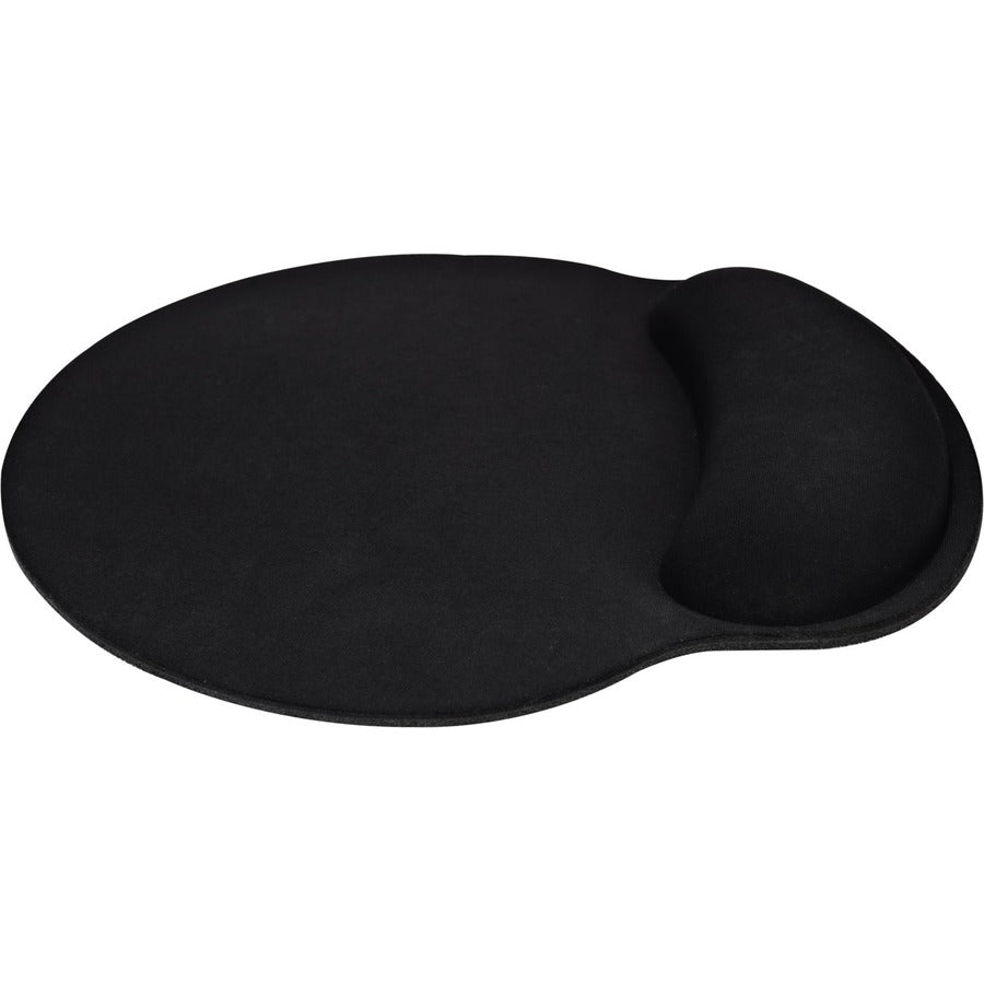 V7 Memory Foam Mouse Pad with Wrist Rest, memory foam, ergo wrist support, non-skid bottom, wrist rest MP03BLK