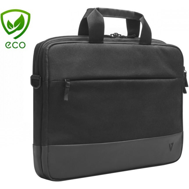 V7 Professional CTP14-ECO-BLK Carrying Case (Briefcase) for 14 to 14.1" Notebook - Black"