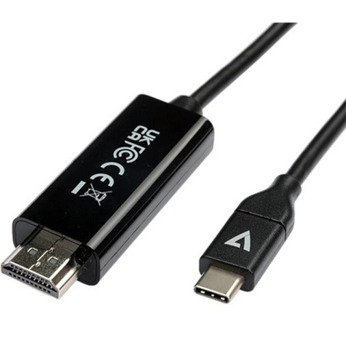 V7 USB-C Male to HDMI 2.0 Male 21.6 Gbps 4K UHD V7UCHDMI-2M