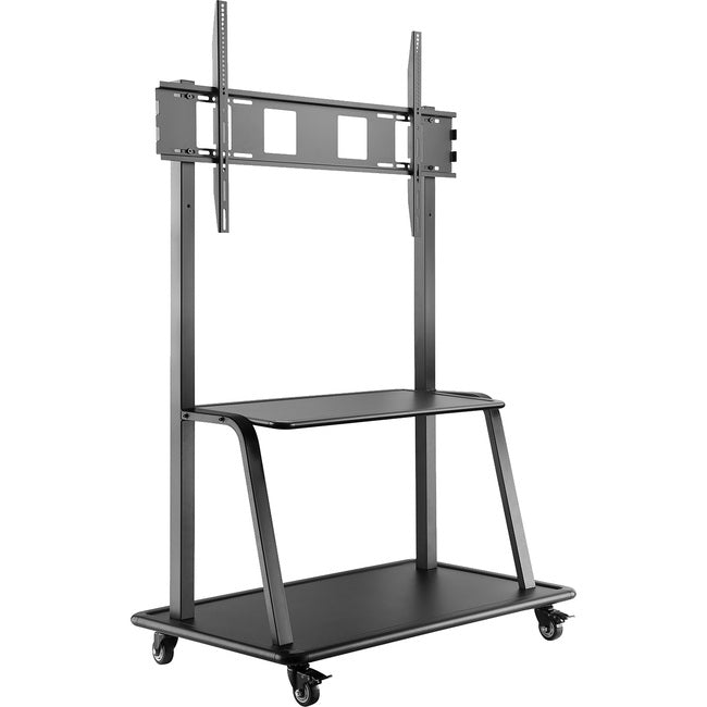 V7 Ultra Heavy Mobile TV Cart - Up to 60in to 105in Displays - 330lbs/150kg Capacity - Steel - 46.3 Length x 26.6" Width x 72.8" Height - Locking Casters" TVCART3