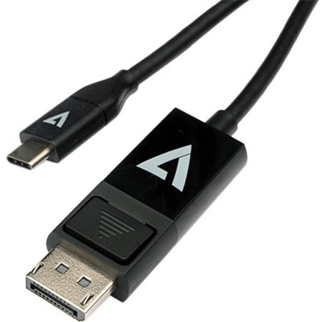 V7 USB-C Male to DisplayPort 1.2 Male 21.6 Gbps 4K UHD V7UCDP-2M