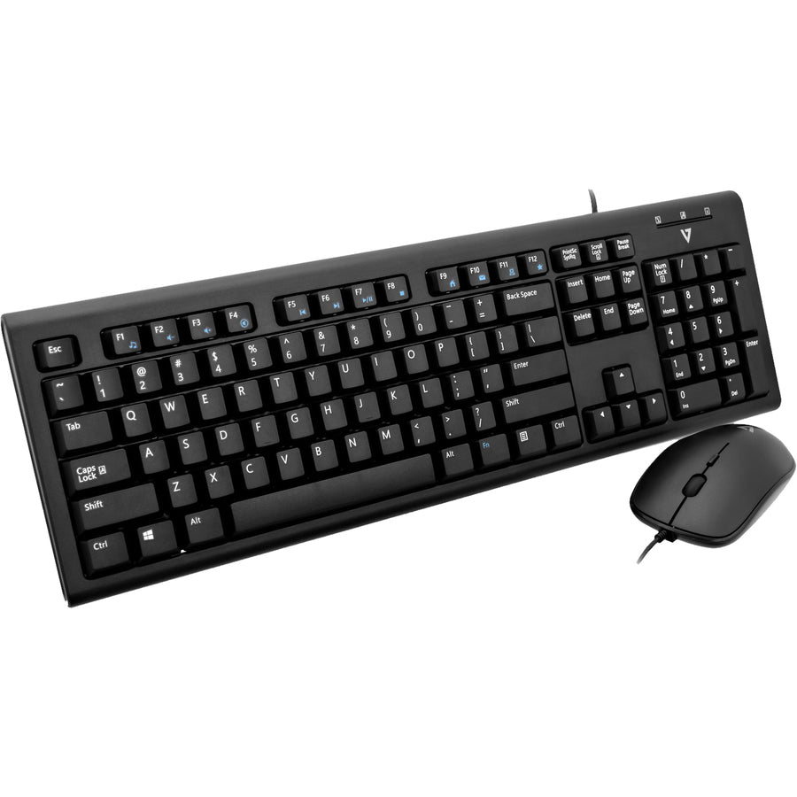 V7 Wired Keyboard and Mouse Combo CKU200US