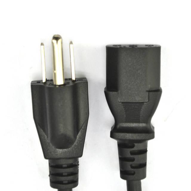Vcom Ce031-6Feet 6Ft Us-3Prong Power Cord