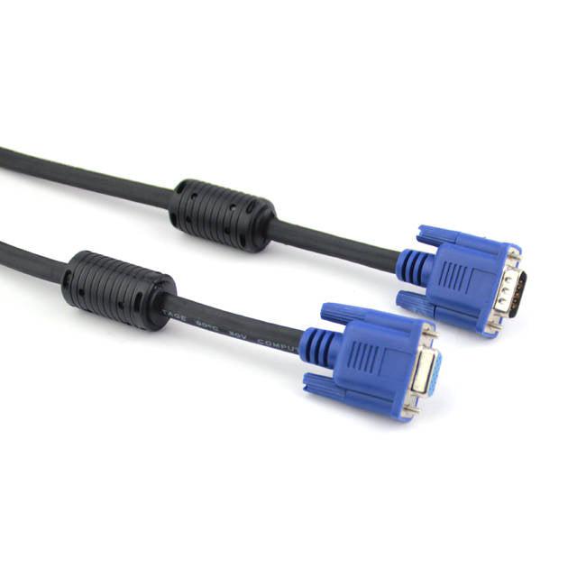 Vcom Cg342Ad-6 6Ft Vga Male To Vga Female Extension Cable (Black)