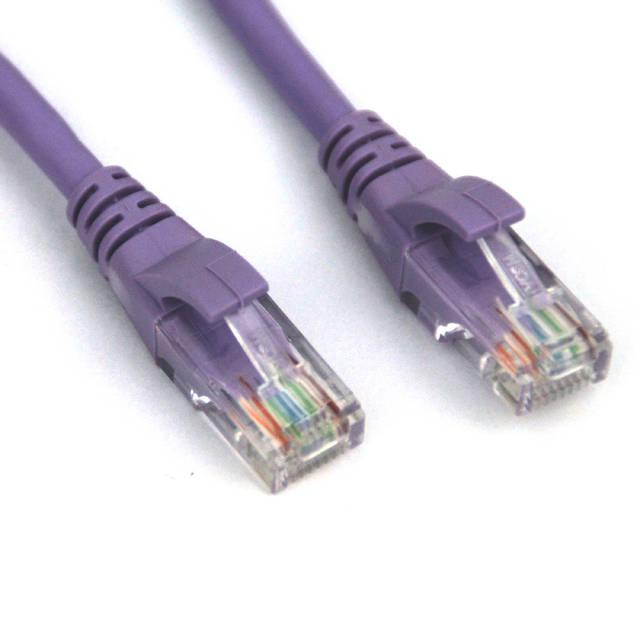 Vcom Np511-5-Purple 5Ft Cat5E Utp Molded Patch Cable (Purple)