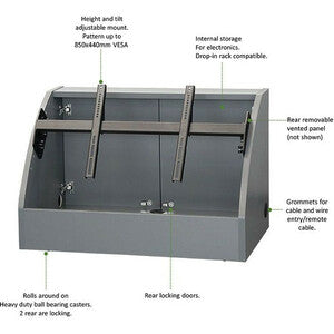 VFI Confidence Monitor Mount with Shroud CM4070