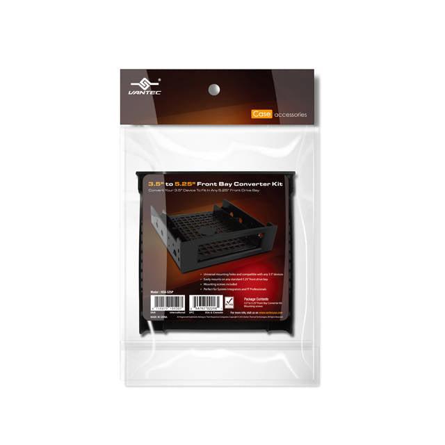 Vantec Hda-525P 3.5" To 5.25" Front Bay Converter Kit