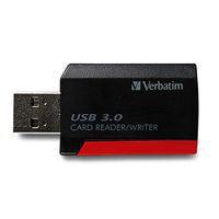 Verbatim 98538 Card Reader Usb 3.2 Gen 1 (3.1 Gen 1) Black, Red