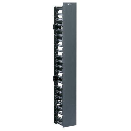 Vertical Cable Manager - NetRunner Front-Only Cable Management | TecIsoft WMPVHCF45E