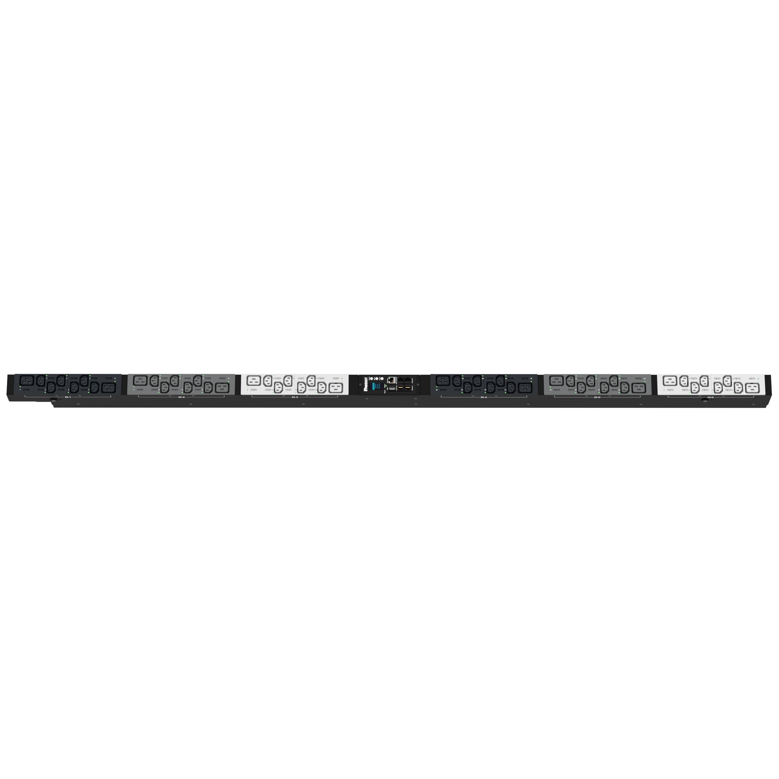 Vertical PDU Monitored Switched - Panduit C13 C19 Power Distribution | TecISoft P48E13M-BL1A