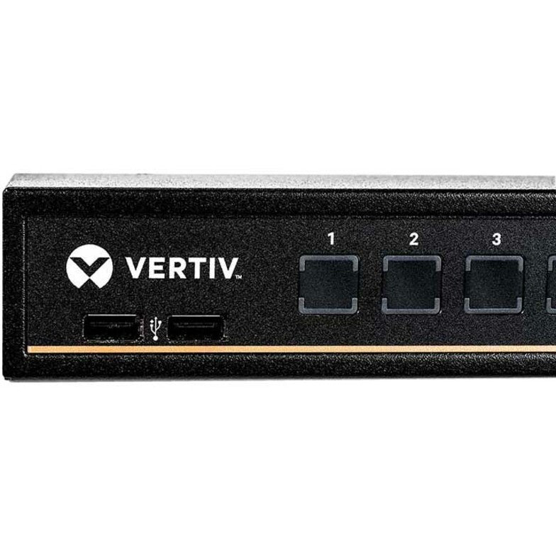 Vertiv Avocent 1X16 With Usb, W/Osd, Push (Touch) Button Switching, Keystroke Switching, Cascade Support, Internal Power Supply Kvm Switch