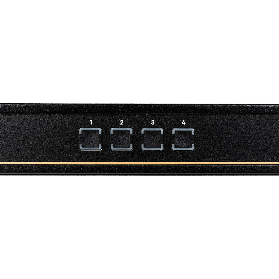 Vertiv Avocent 1X4 Kvm Switch With Usb, Push (Touch) Button Switching, Keystroke Switching, Cascade Support, Internal Power Supply