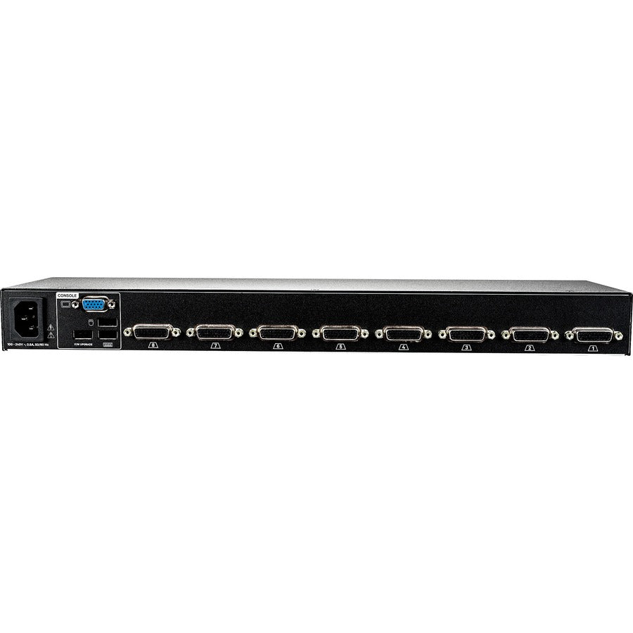 Vertiv Avocent 1X8 Kvm Switch With Usb, W/Osd, Push (Touch) Button Switching, Keystroke Switching, Cascade Support, Internal Power Supply