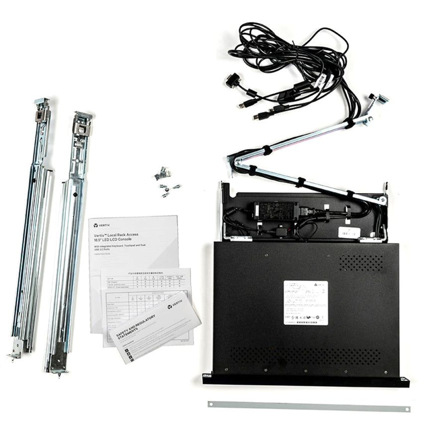 Avocent Rack Console Vertiv Avocent LRA Rack Console 18.5 LCD Widescreen LRA185KMMP-001