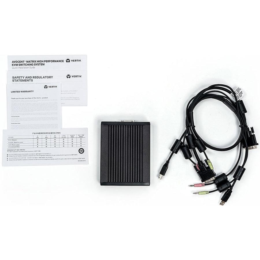 Vertiv Avocent Mxt5110 Kvm Switch Black, Blue