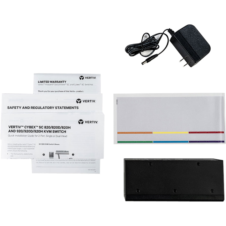 Vertiv Cybex SC900 Secure Desktop KVM Switch | 2 Port Dual-Head| HDMI | TAA SC920H-001