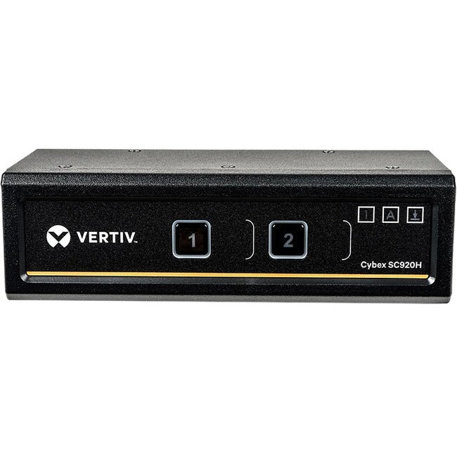 Vertiv Cybex SC900 Secure Desktop KVM Switch | 2 Port Dual-Head| HDMI | TAA SC920H-001