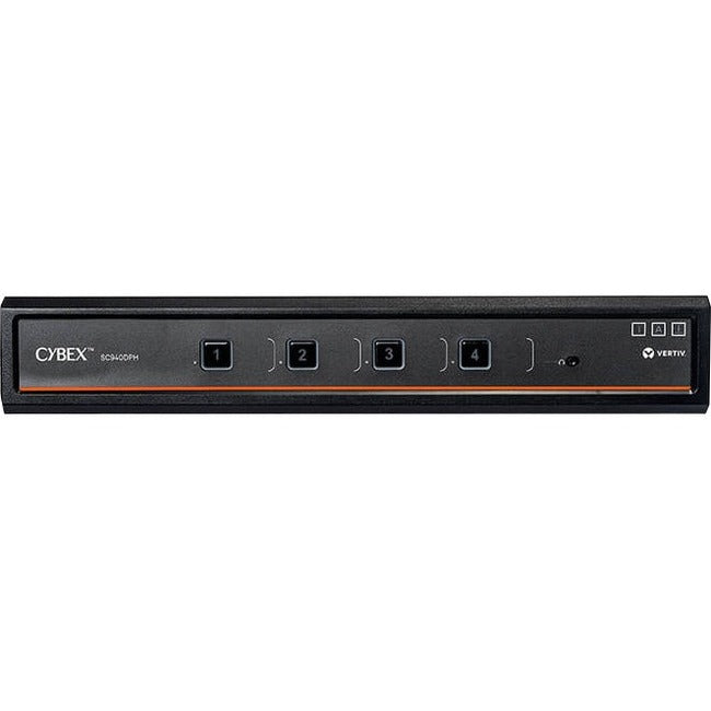 Vertiv Cybex SC900 Secure KVM | Dual Head | 4 Port Universal DisplayPort | USB-C | NIAP version 4.0 Certified SC940DPHC-400